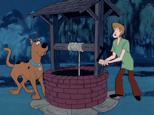 Gif animé puit Scoobydoo